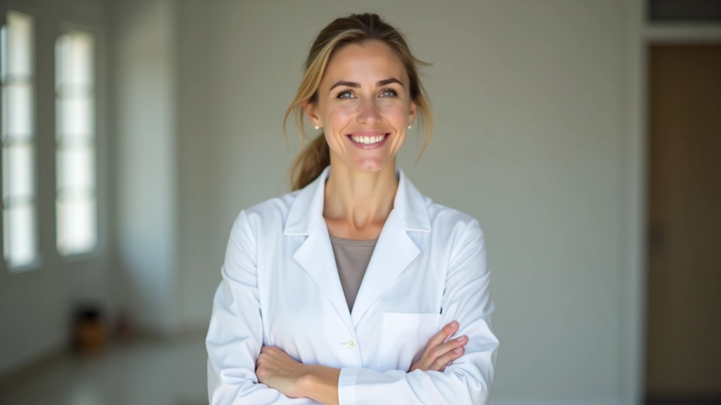 Nutricionista Maria, 42 anos, com credenciais em nutrição clínica
