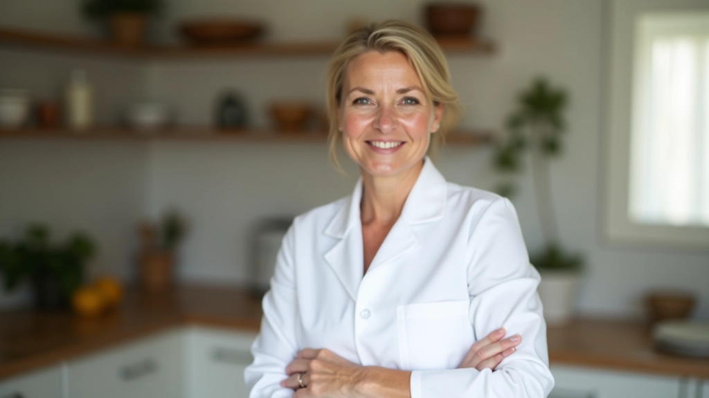 Nutricionista Ana, 45 anos, especializada em receitas fáceis de preparar